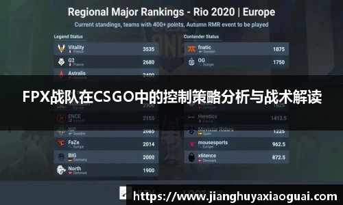 FPX战队在CSGO中的控制策略分析与战术解读