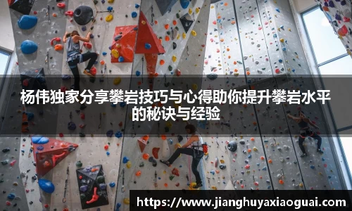 杨伟独家分享攀岩技巧与心得助你提升攀岩水平的秘诀与经验